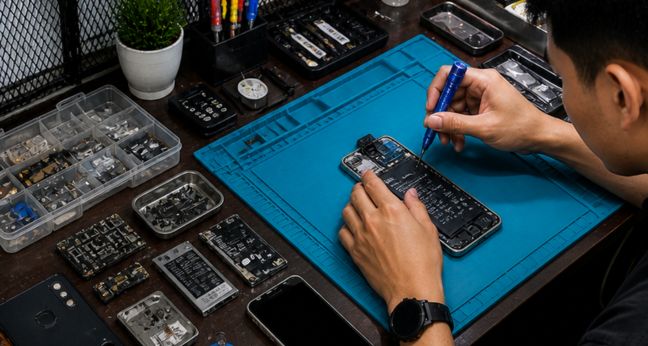 Hitung Keuntungan Usaha Servis HP dan Analisis Risikonya